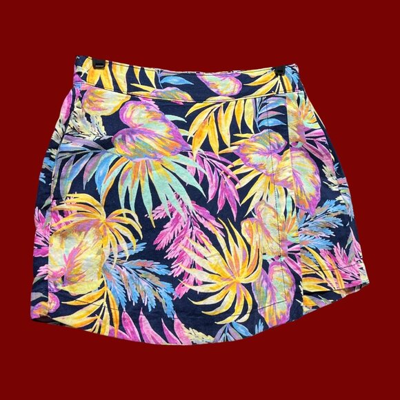 St. John's Bay - Women's Mid-Rise Skort - Floral - 4 - Picture 16 of 16